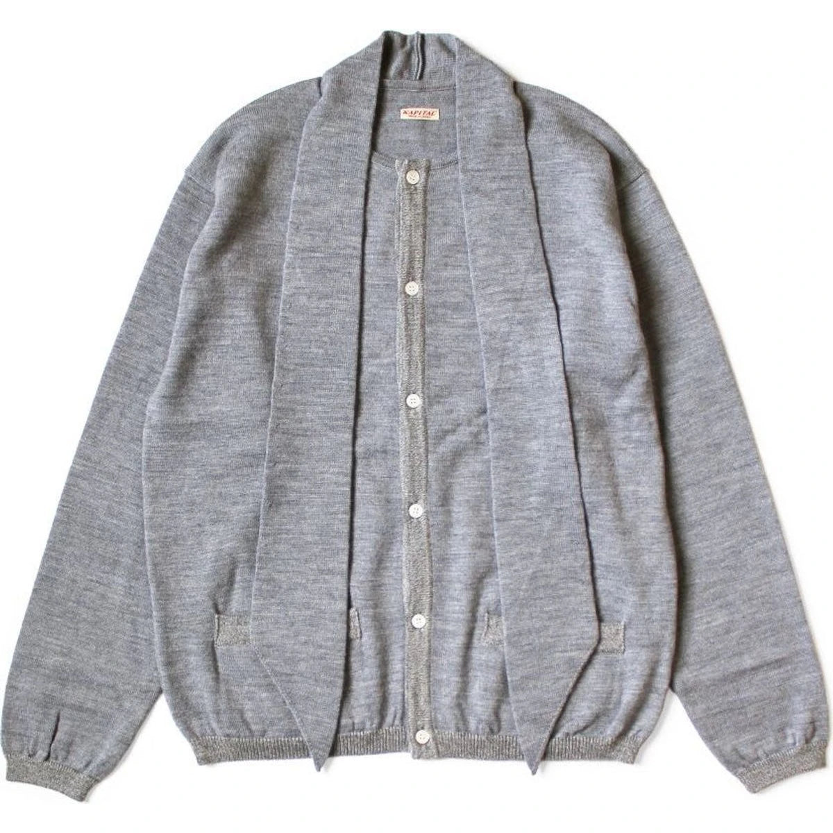 Kapital 12G Knit Bow Tie Cardigan (M`s)