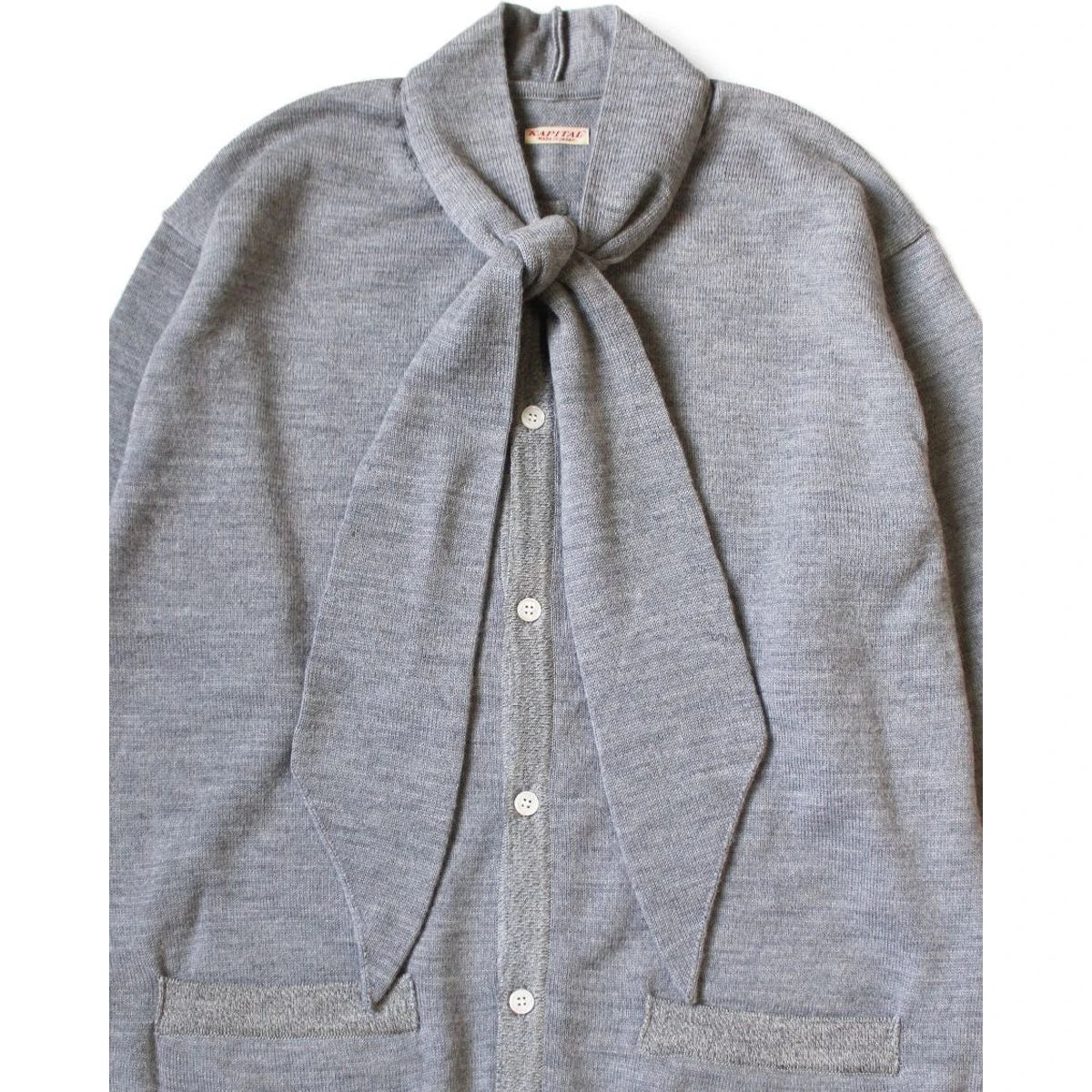 Kapital 12G Knit Bow Tie Cardigan (M`s)
