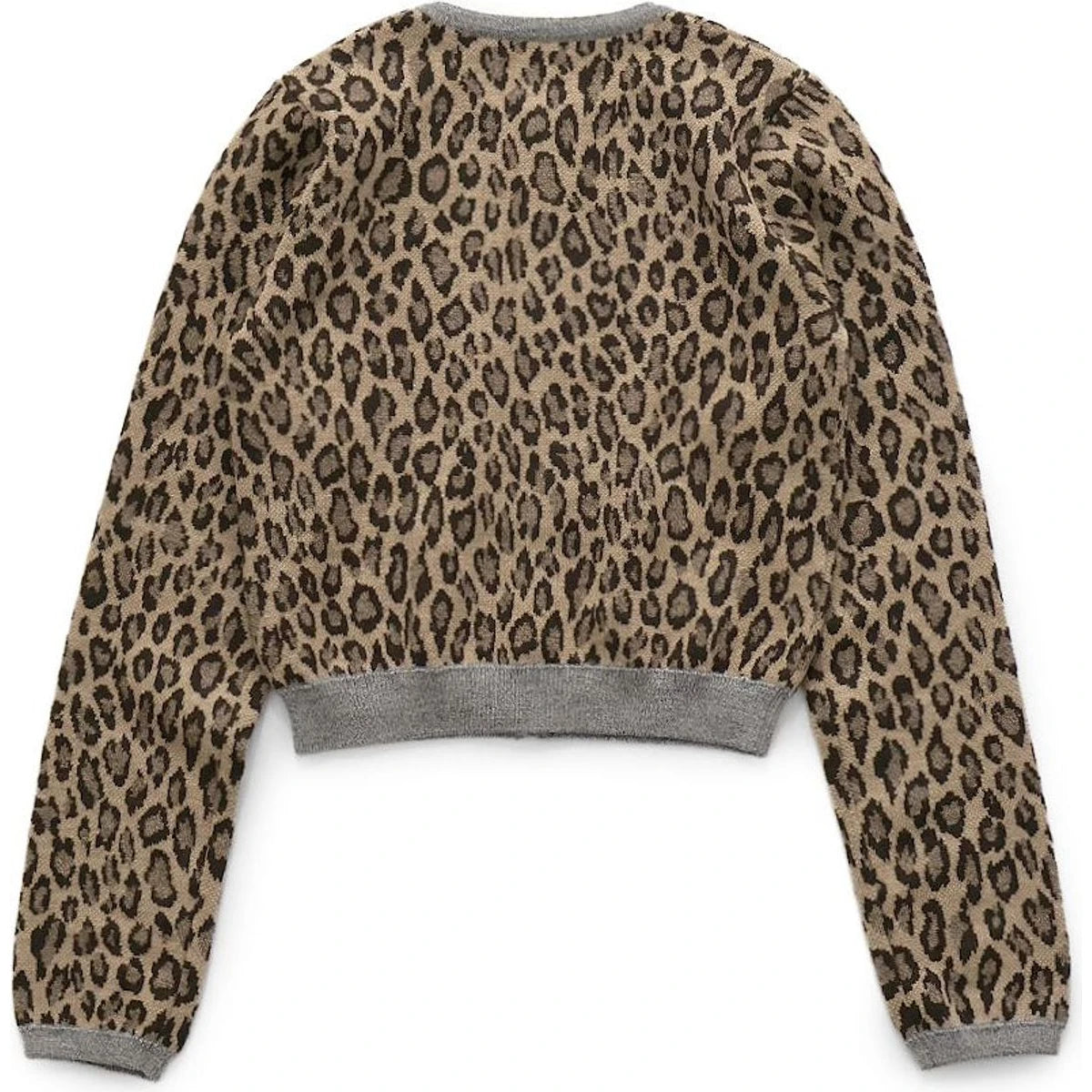Kapital 12G Leopard Print Wool Bolero Cardigan