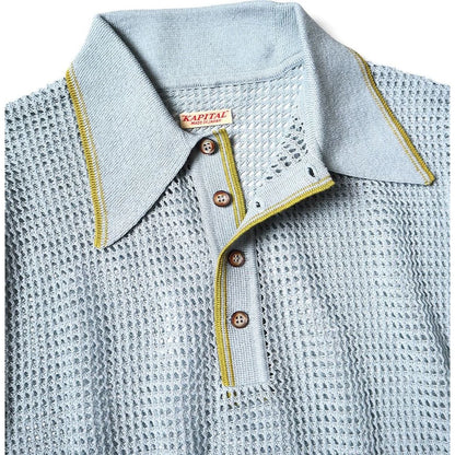 Kapital 12G Mesh Knit Carol Polo