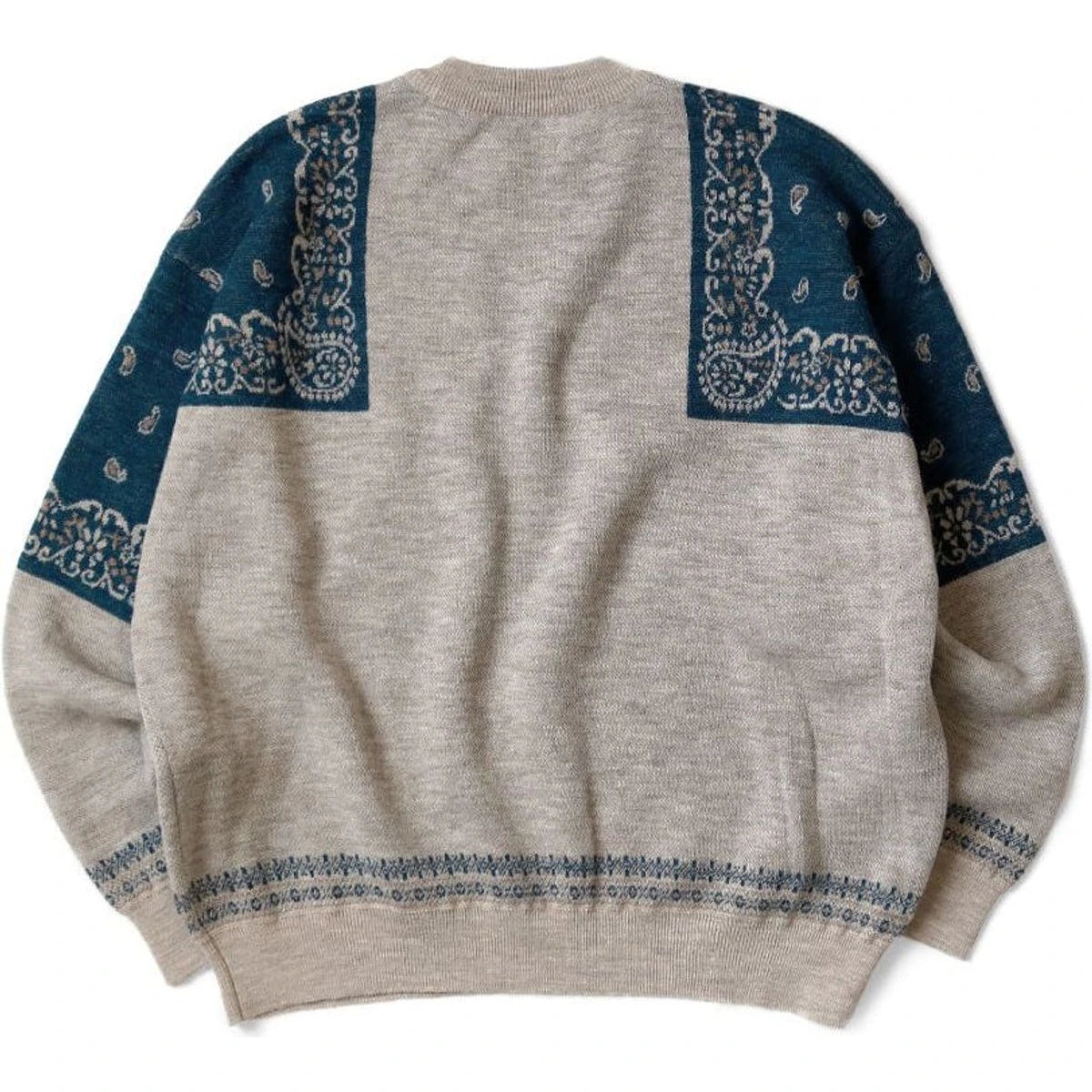 Kapital 12G Wool Bandana Crew Sweater