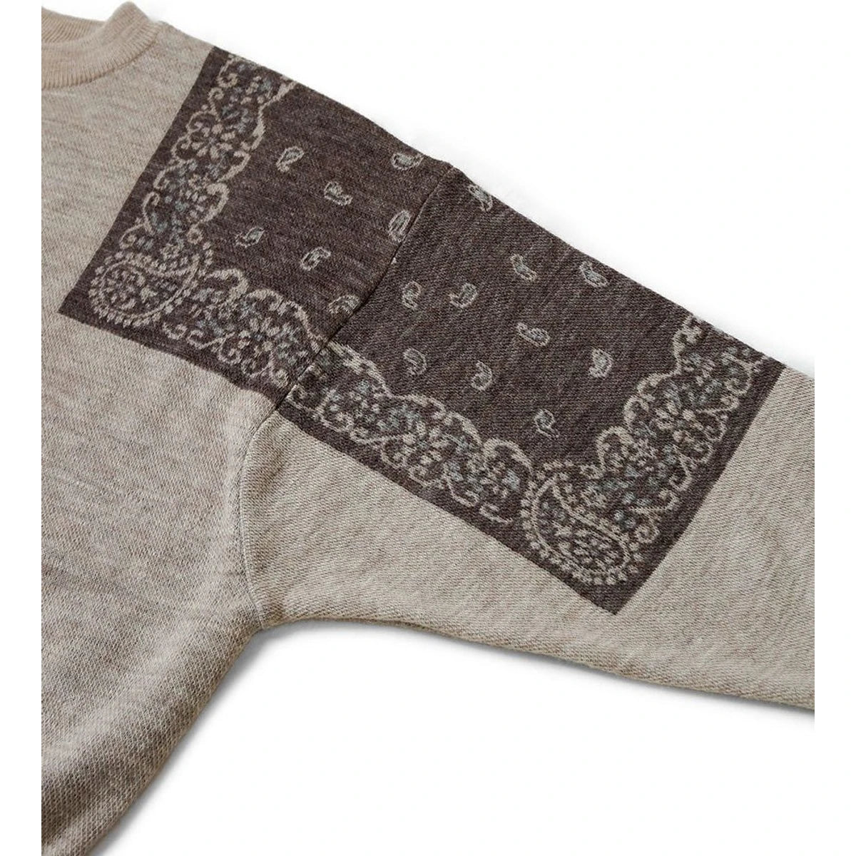 Kapital 12G Wool Bandana Crew Sweater