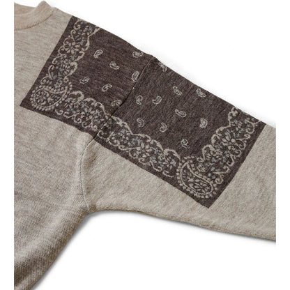 Kapital 12G Wool Bandana Crew Sweater