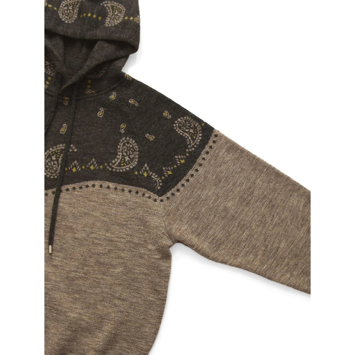 Kapital 12G Wool Bandana Nordic Hooded Sweater