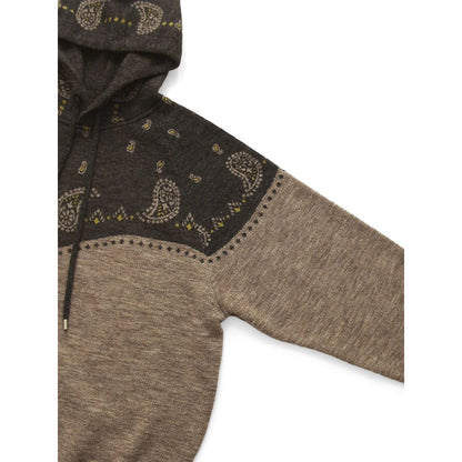 Kapital 12G Wool Bandana Nordic Hooded Sweater