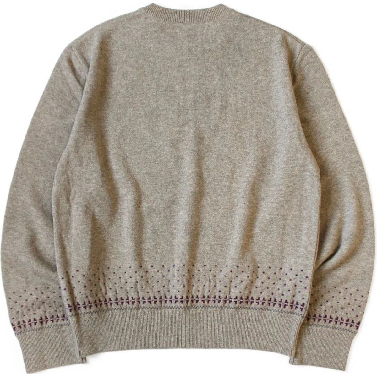 Kapital 12G Wool Crew Neck Sweater (Fly Goose)