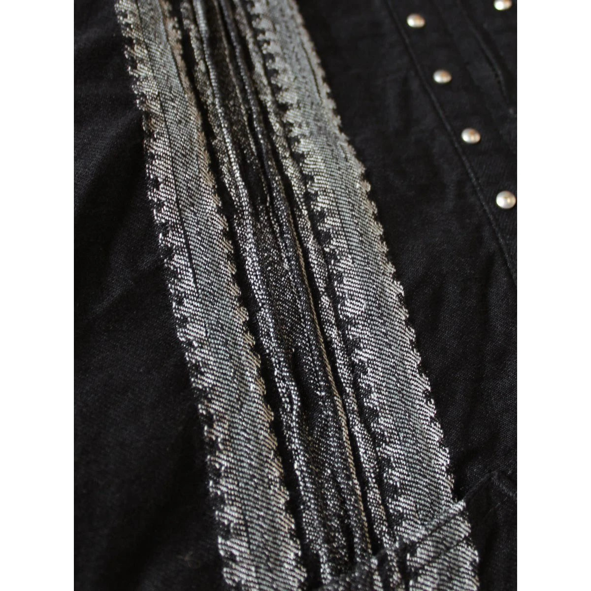 Kapital 12oz Arrow Pattern Jacquard Denim Bolero Jacket