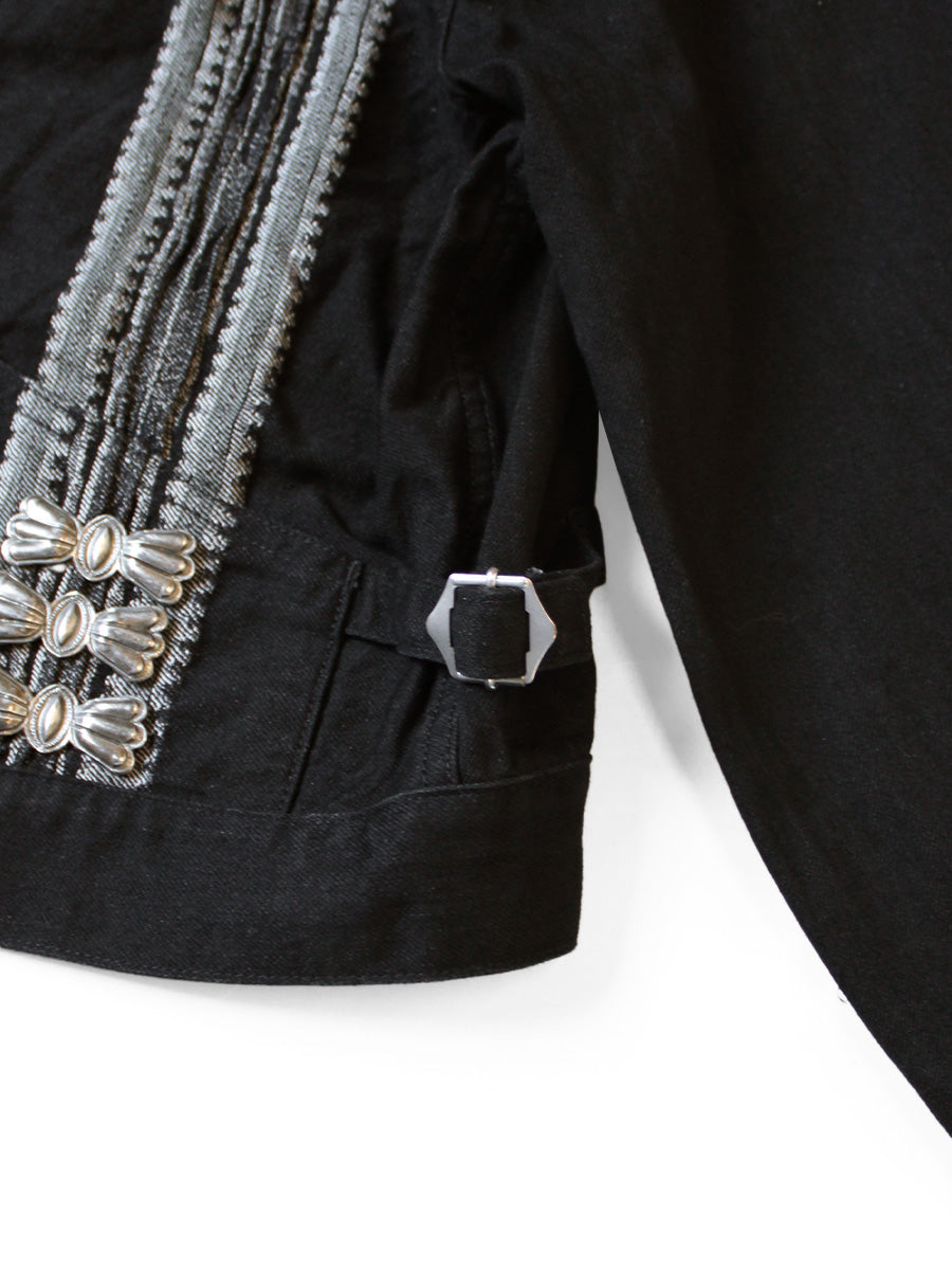 Kapital 12oz Yagasuri Jacquard Denim Drizzler Jacket