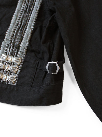 Kapital 12oz Yagasuri Jacquard Denim Drizzler Jacket