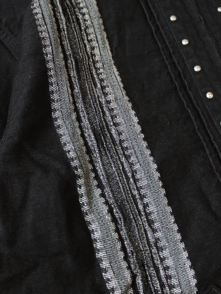 Kapital 12oz Yagasuri Jacquard Denim Drizzler Jacket