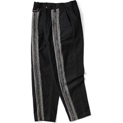 Kapital 12oz Arrow Pattern Jacquard Denim Nimes Pants