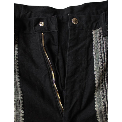 Kapital 12oz Arrow Pattern Jacquard Denim Nimes Pants