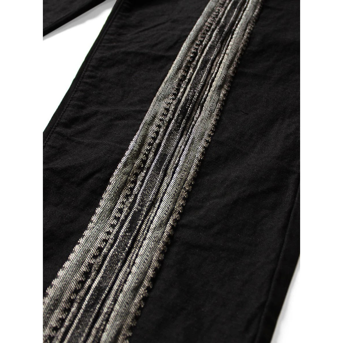 Kapital 12oz Arrow Pattern Jacquard Denim Nimes Pants