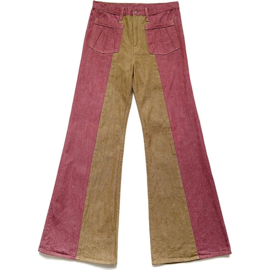 Kapital 12oz Color Denim 2 Tone Gypsy Flared Pants