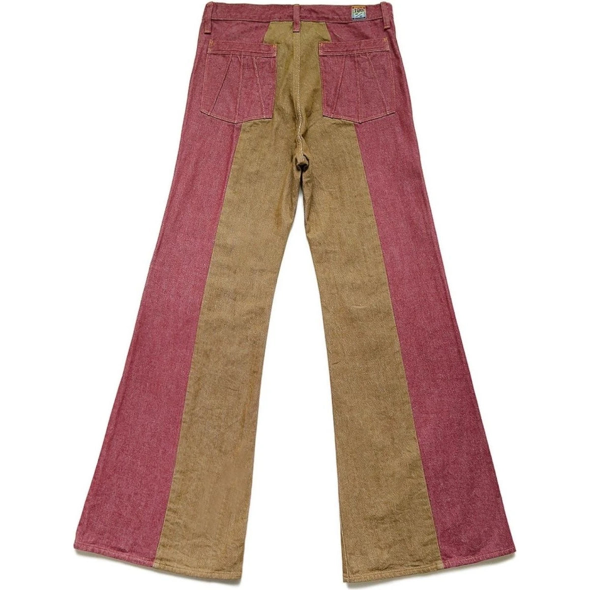 Kapital 12oz Color Denim 2 Tone Gypsy Flared Pants