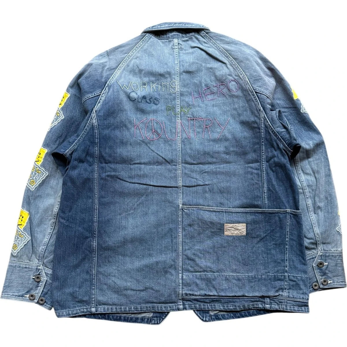 Kapital 12oz Denim Cactus Coverall (Peckish Amigo Sleeve Model)