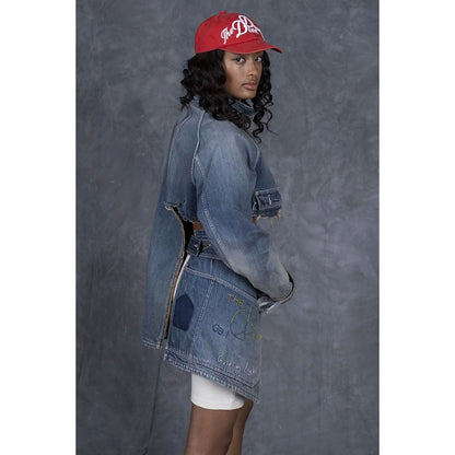 Kapital 12oz Denim Coverall Apron (Memorial Embroidery Model)