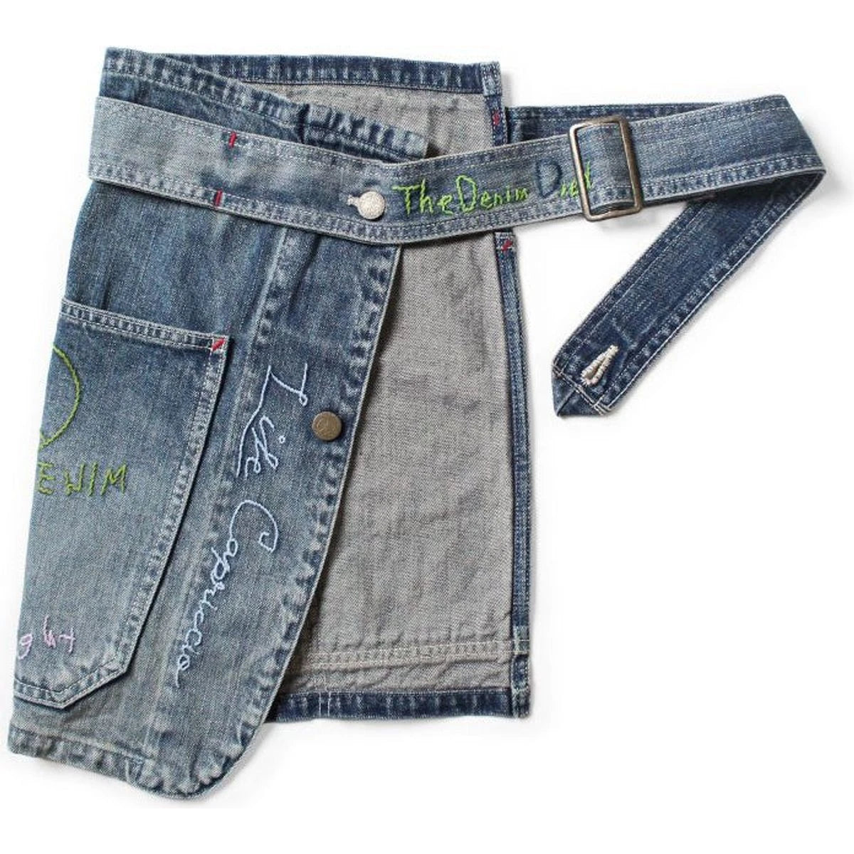 Kapital 12oz Denim Coverall Apron (Memorial Embroidery Model)