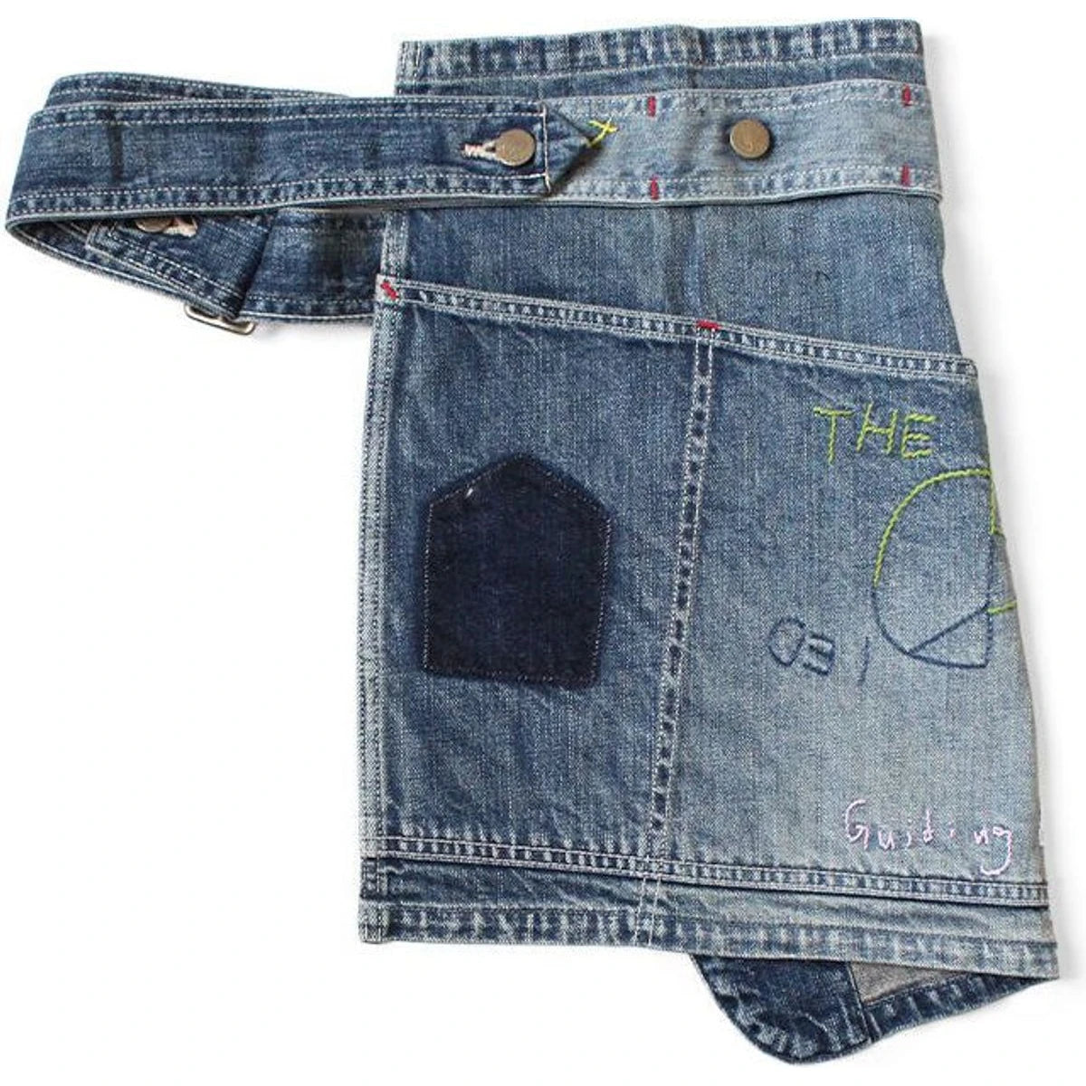 Kapital 12oz Denim Coverall Apron (Memorial Embroidery Model)