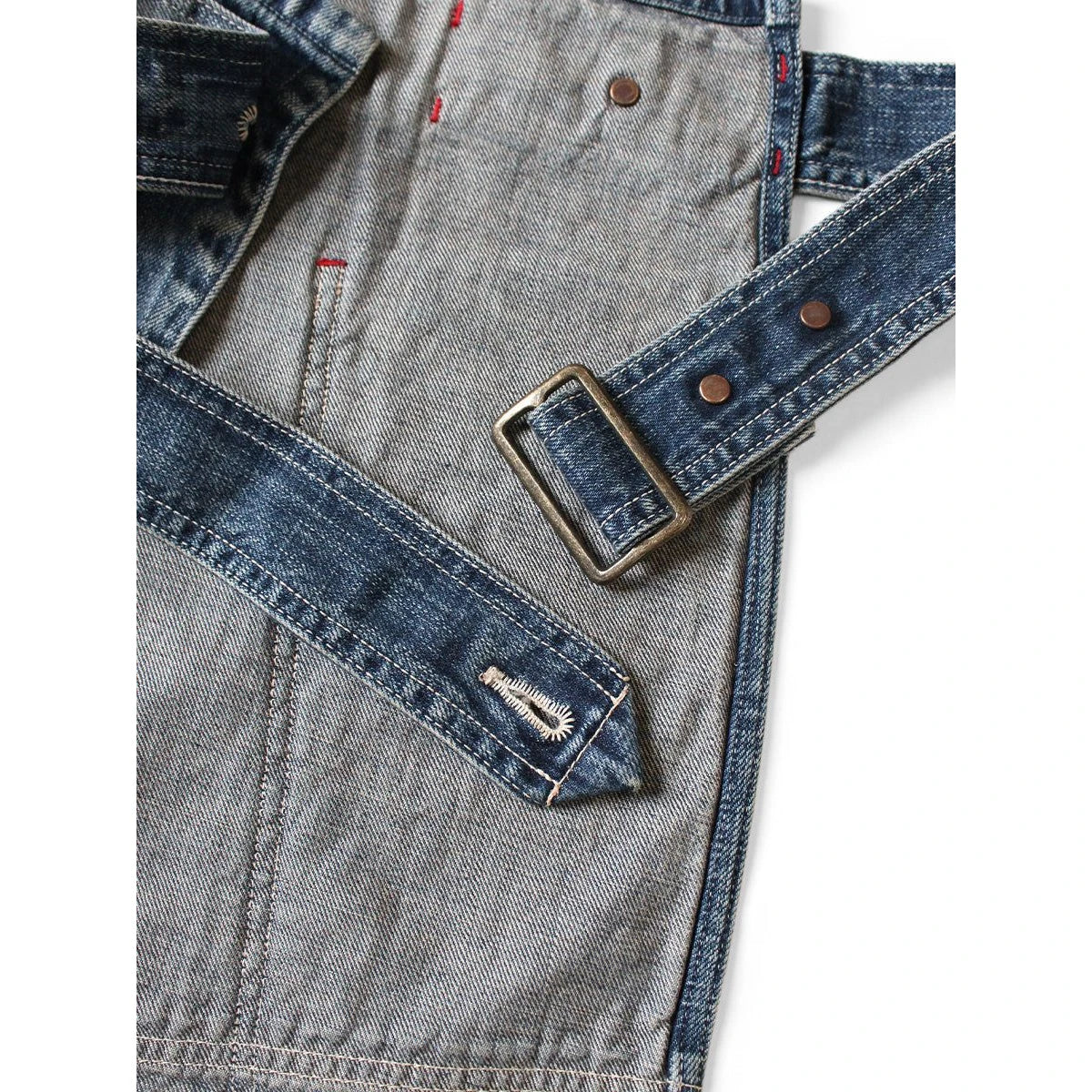 Kapital 12oz Denim Coverall Apron (Memorial Embroidery Model)
