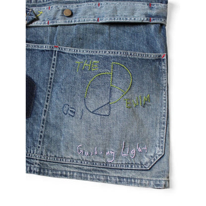 Kapital 12oz Denim Coverall Apron (Memorial Embroidery Model)
