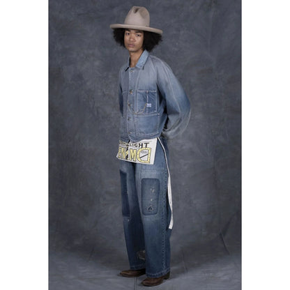 Kapital 12oz Denim Cropped Winday Chair Jacket (Short Coverall)