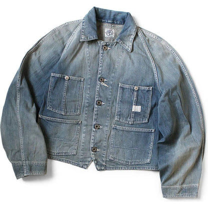 Kapital 12oz Denim Cropped Winday Chair Jacket (Short Coverall)