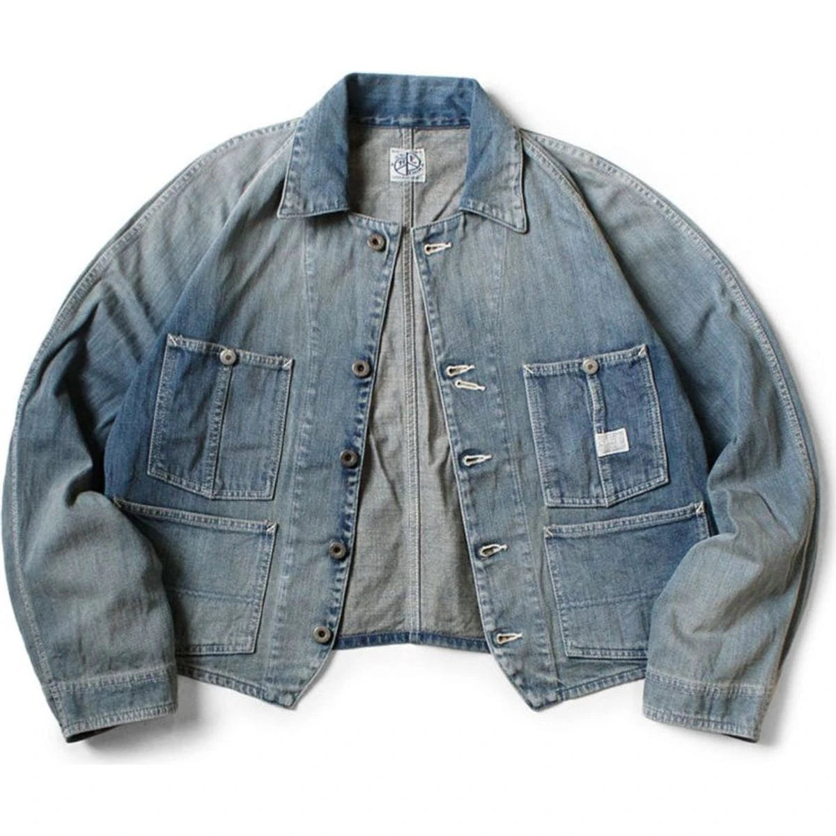 Kapital 12oz Denim Cropped Winday Chair Jacket (Short Coverall)