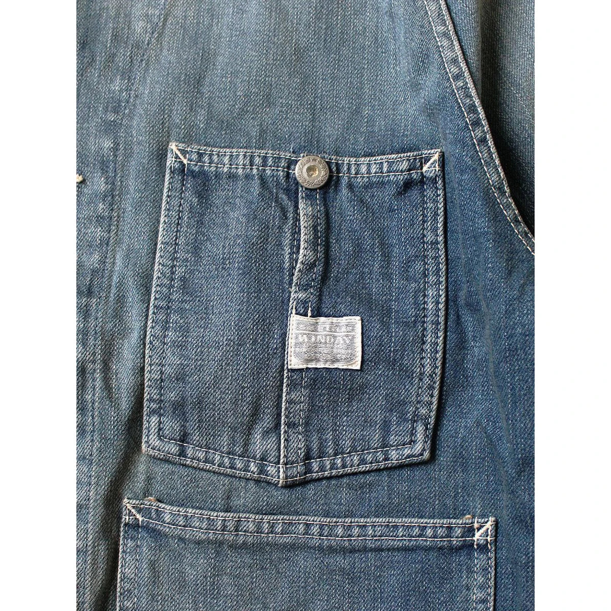 Kapital 12oz Denim Cropped Winday Chair Jacket (Short Coverall