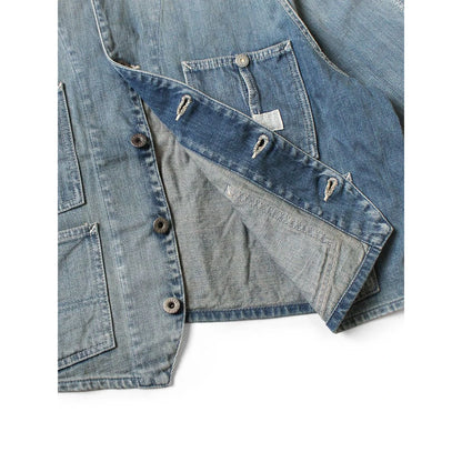 Kapital 12oz Denim Cropped Winday Chair Jacket (Short Coverall)