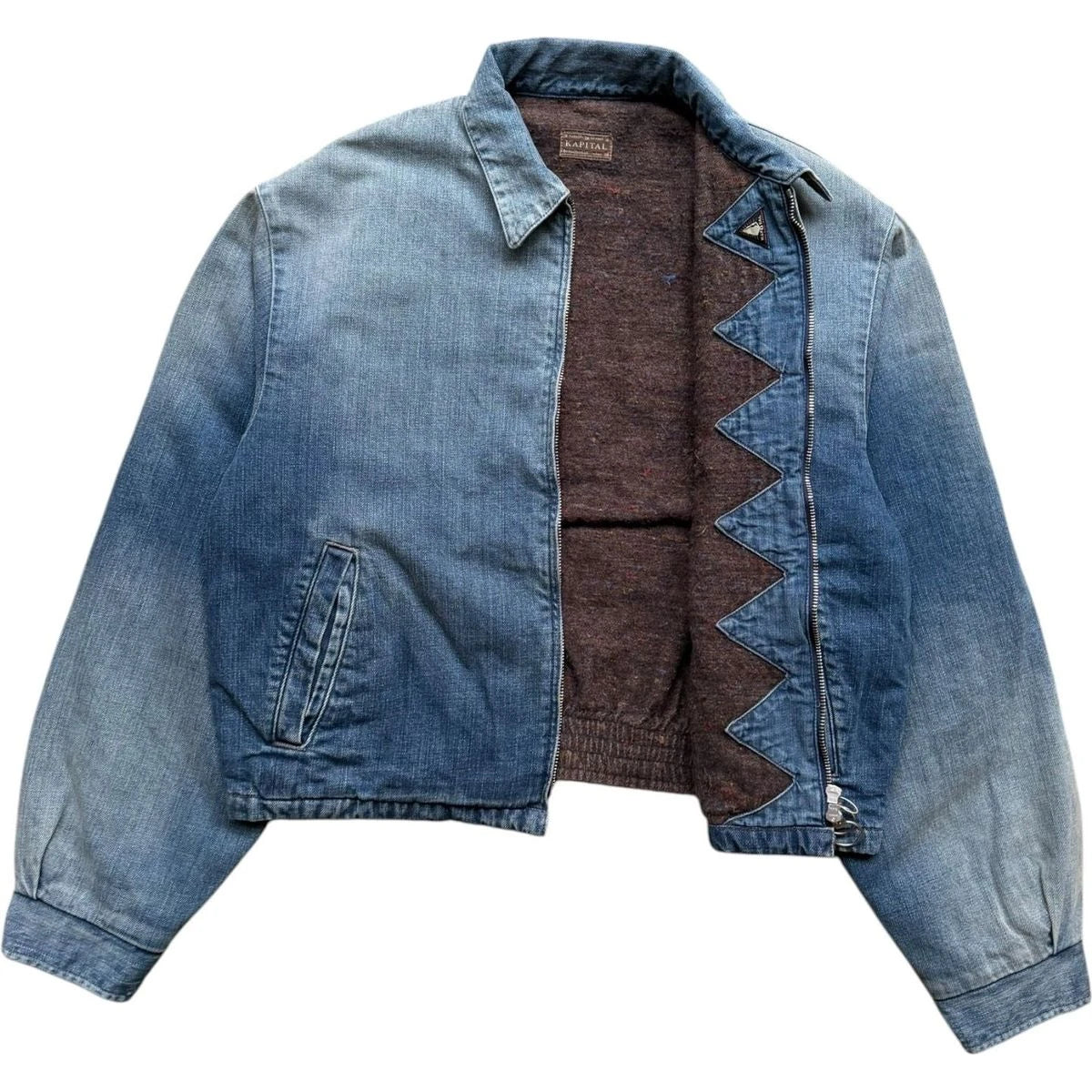 Kapital 12oz Denim Hacksaw Drizzler Jacket