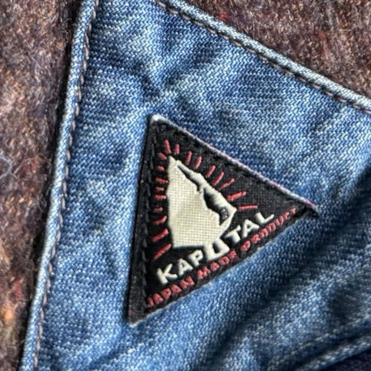 Kapital 12oz Denim Hacksaw Drizzler Jacket
