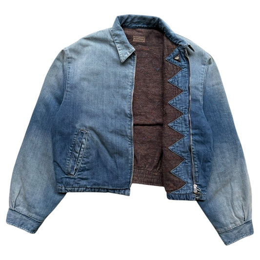 Kapital 12oz Denim Hacksaw Drizzler Jacket