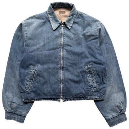 Kapital 12oz Denim Hacksaw Drizzler Jacket (Paisley Lining)