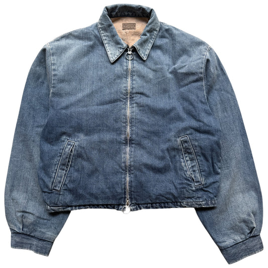 Kapital 12oz Denim Hacksaw Drizzler Jacket (Paisley Lining)
