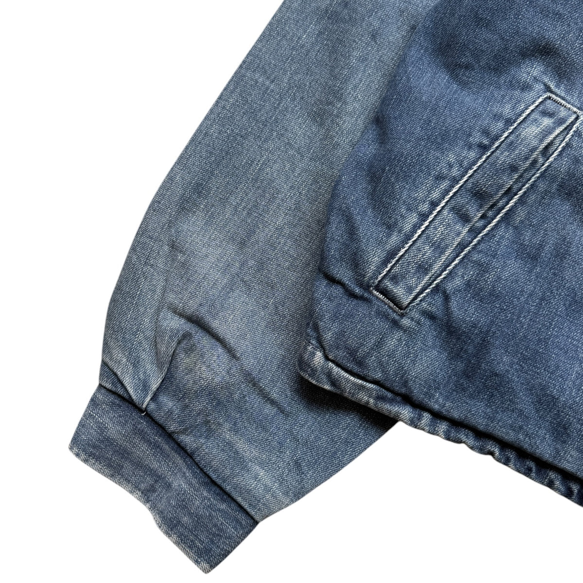 Kapital 12oz Denim Hacksaw Drizzler Jacket (Paisley Lining)