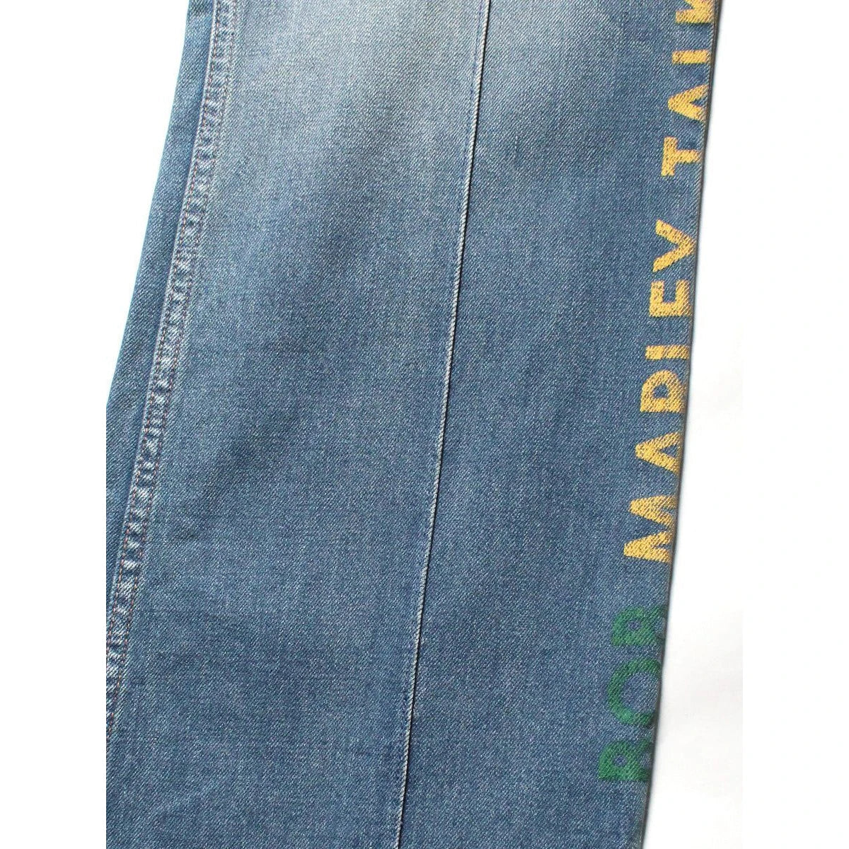 Kapital 12oz Denim Marley Talkin Blues Bootcut Pants Light Wash