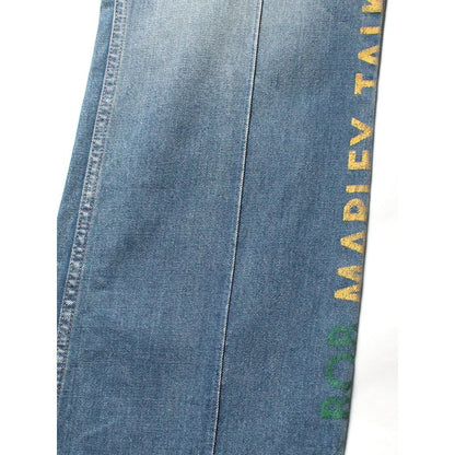 Kapital 12oz Denim Marley Talkin Blues Bootcut Pants Light Wash