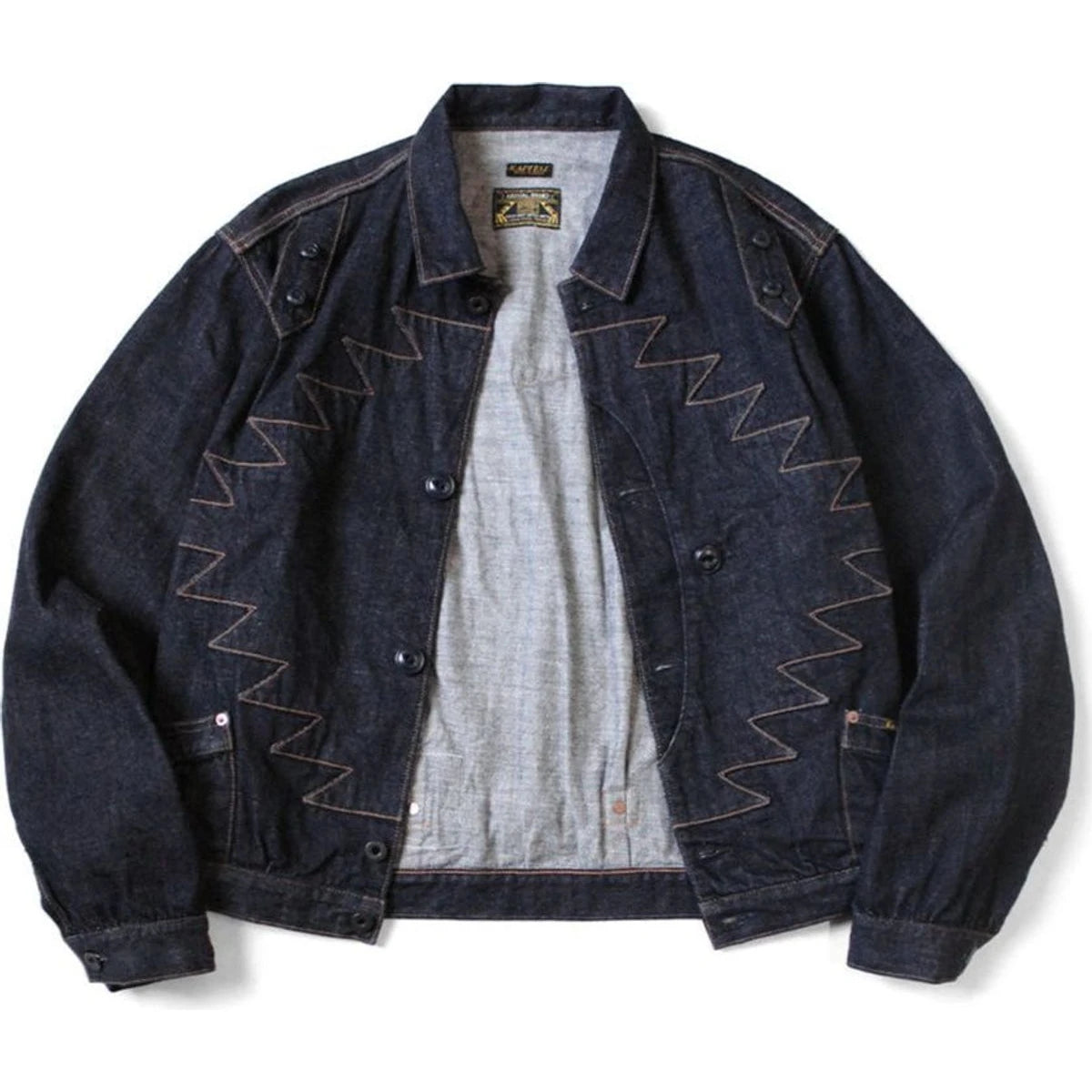 Kapital 12oz Denim Santo Domingo Thunderbird Jacket