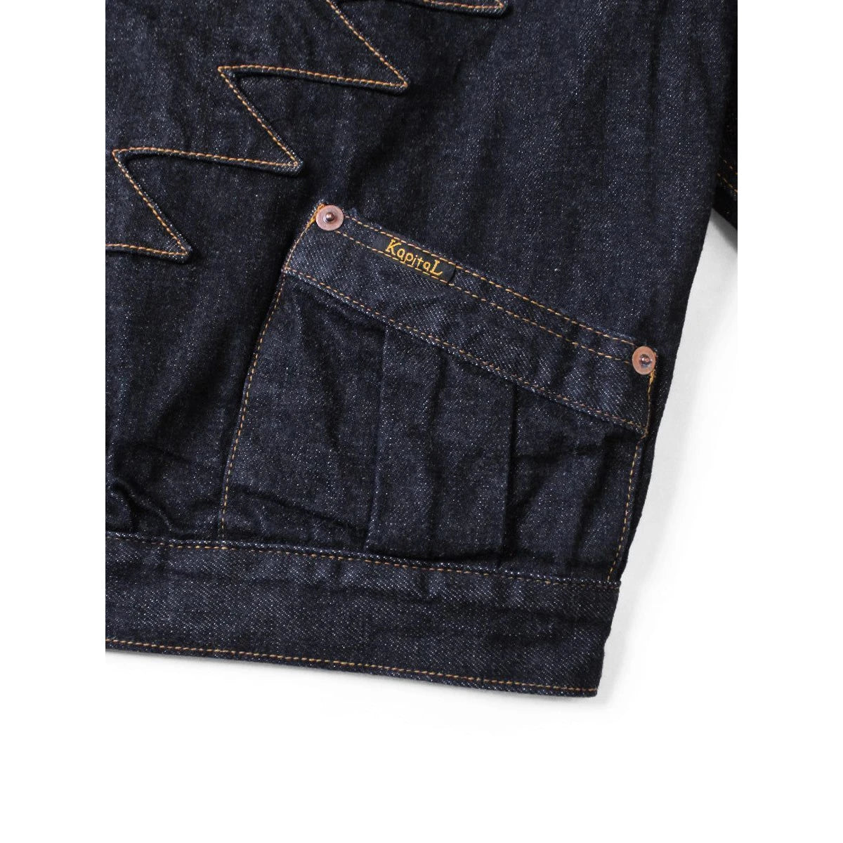 Kapital 12oz Denim Santo Domingo Thunderbird Jacket