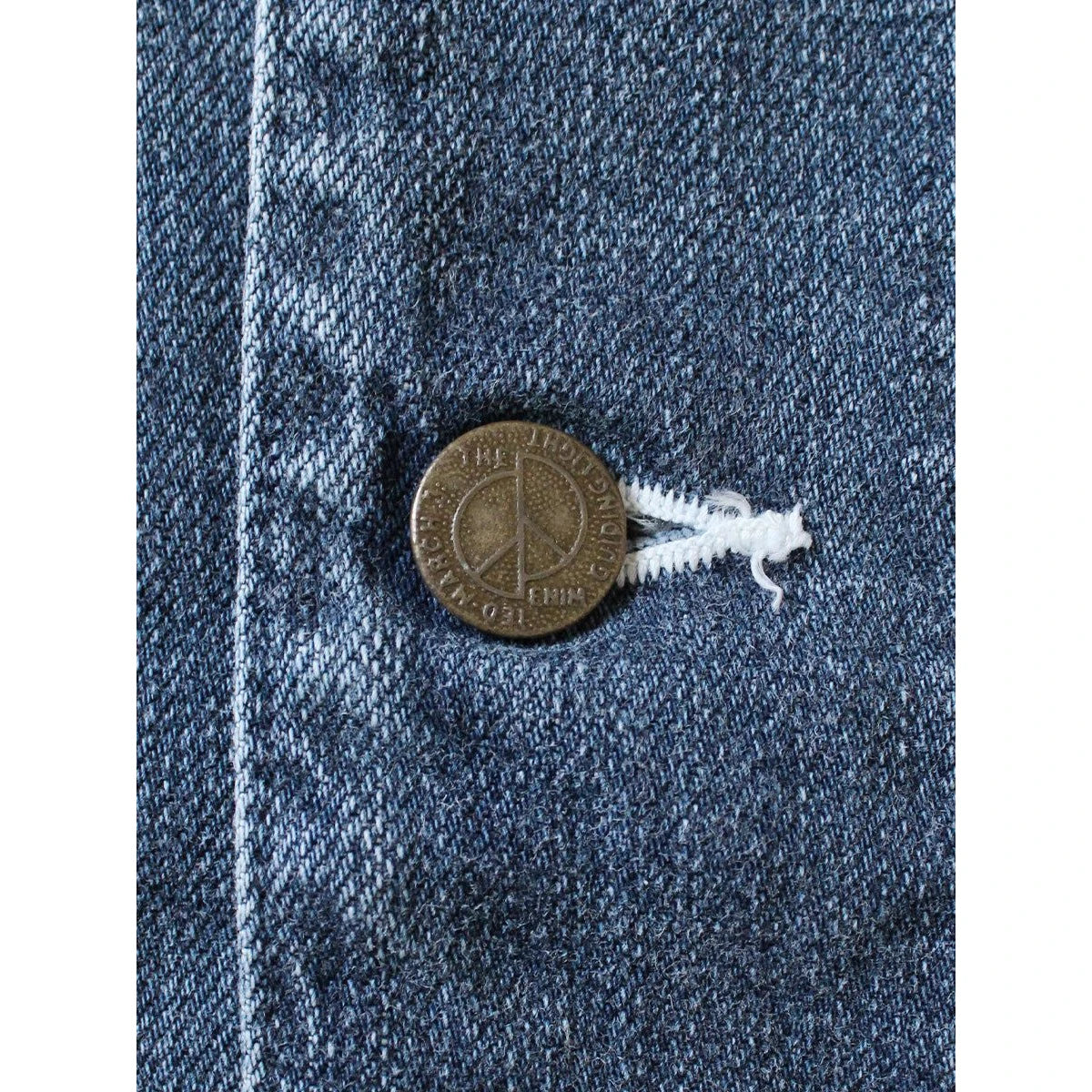 Kapital 12oz Denim Sleeveless Gilet Coverall (Memorial Embroidery Model)
