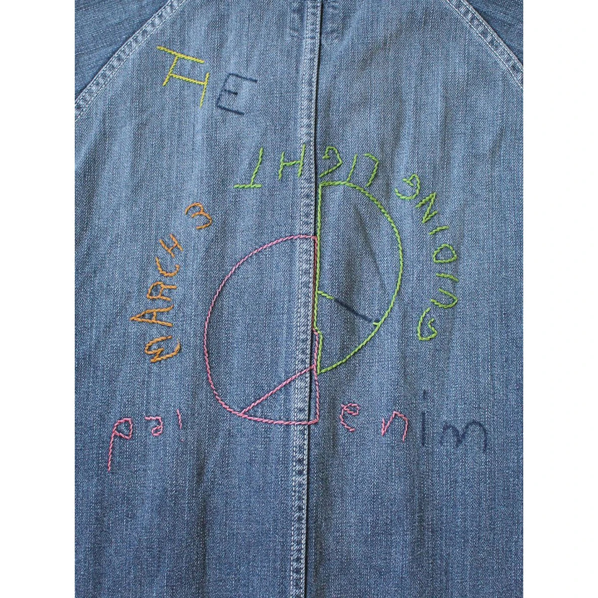 Kapital 12oz Denim Sleeveless Gilet Coverall (Memorial Embroidery Model)