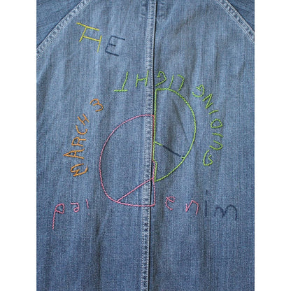 Kapital 12oz Denim Sleeveless Gilet Coverall (Memorial Embroidery Model)