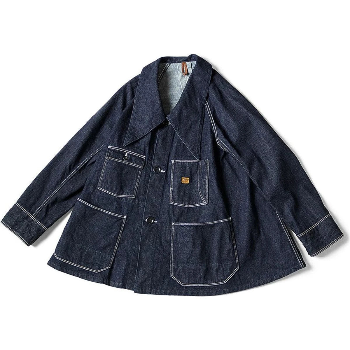 Kapital 12oz Denim Wrangle Collar Bell Coverall