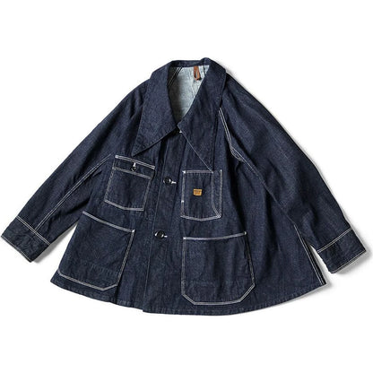 Kapital 12oz Denim Wrangle Collar Bell Coverall