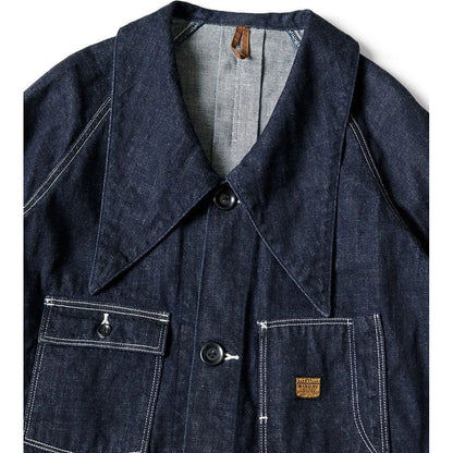 Kapital 12oz Denim Wrangle Collar Bell Coverall
