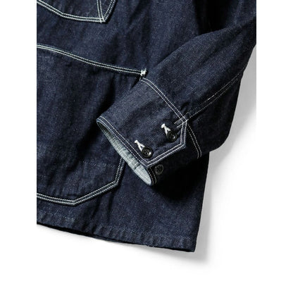 Kapital 12oz Denim Wrangle Collar Bell Coverall