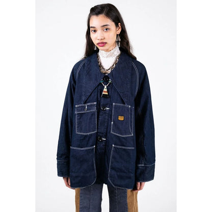 Kapital 12oz Denim Wrangle Collar Bell Coverall