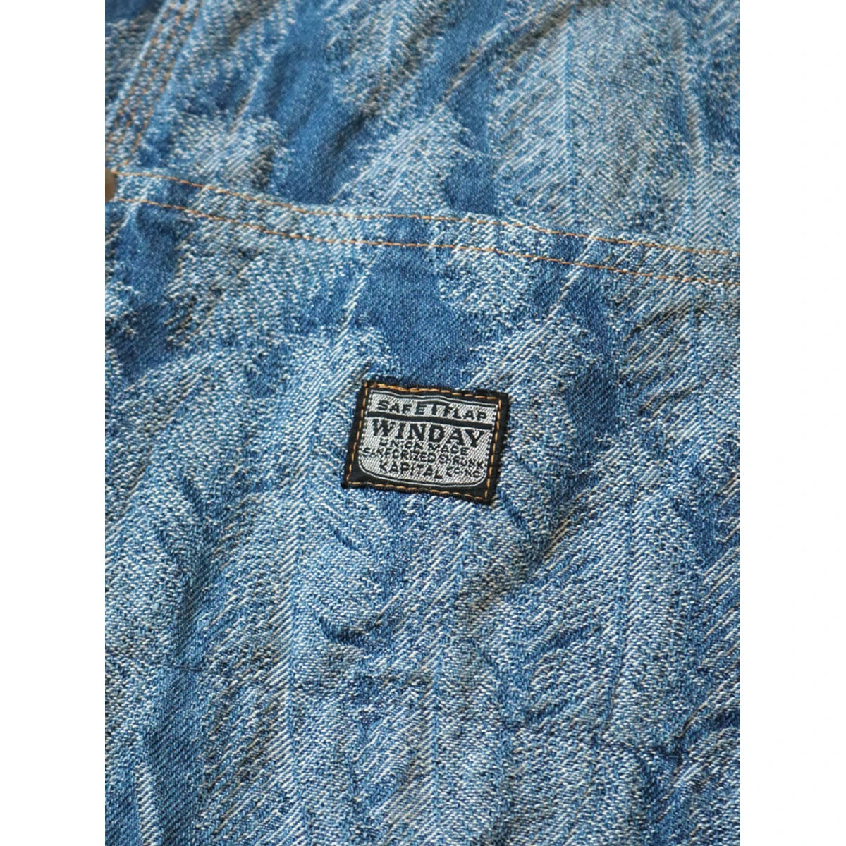Kapital 12oz Magpie Denim Double Knee Easy Baggy Pants