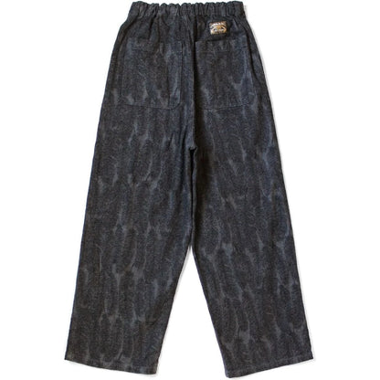 Kapital 12oz Magpie Denim Double Knee Easy Baggy Pants